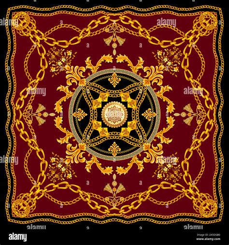 Versace baroque pattern